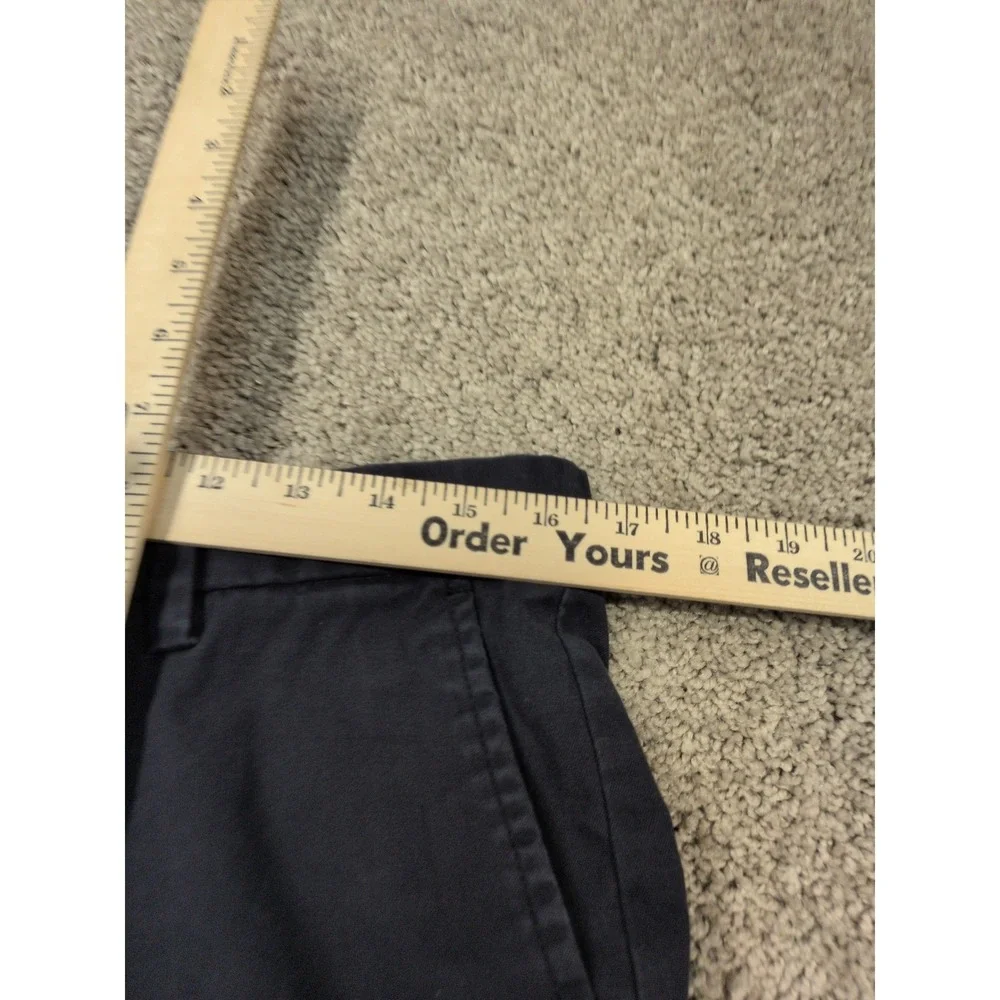 Banana Republic Aiden Slim Fit Chino Pants Mens 34x32 True‎ Navy Blue Stretch